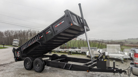 New 2024 Homesteader 6'8  x 16 HD Lo Pro Equipment Dump (7 GAUGE FLOOR!!!) LEFTOVER PRICING!!! (PRICE DROP!!)