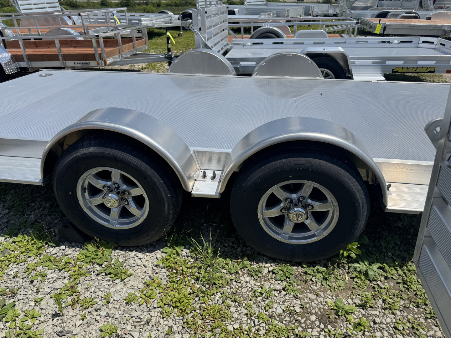 New 2025 Aluma 6'10" x 20 HD Car Hauler Trailer w/ Underbody Ramps & Dove Tail (LEFTOVER PRICING!!!)(PRICE DROP!!)