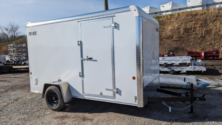 New NEW 2024 Car Mate 6x12 Custom Cargo Trailer w/ Ramp Door (BRAKES!) (PRICE DROP!!)