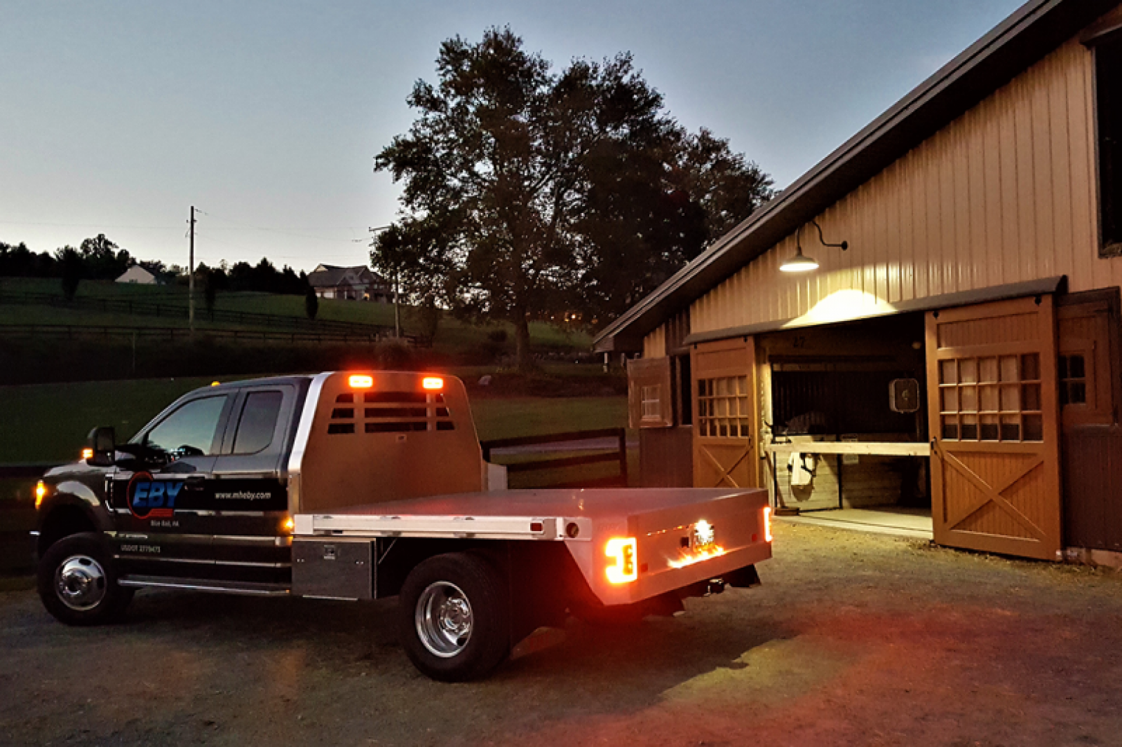 New NEW EBY "BIG COUNTRY" 9' x 84 1/8" ALUMINUM FLAT BED
