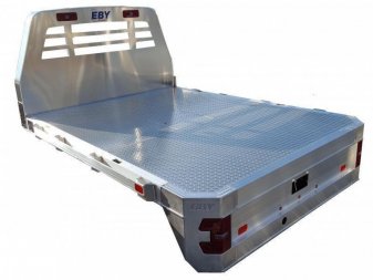 New NEW EBY "BIG COUNTRY" 9' x 84 1/8" ALUMINUM FLAT BED