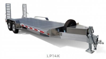 New 2024 EBY 18' ALL ALUMINUM Lo Pro Equipment Hauler w/ 6' Standup Ramps
