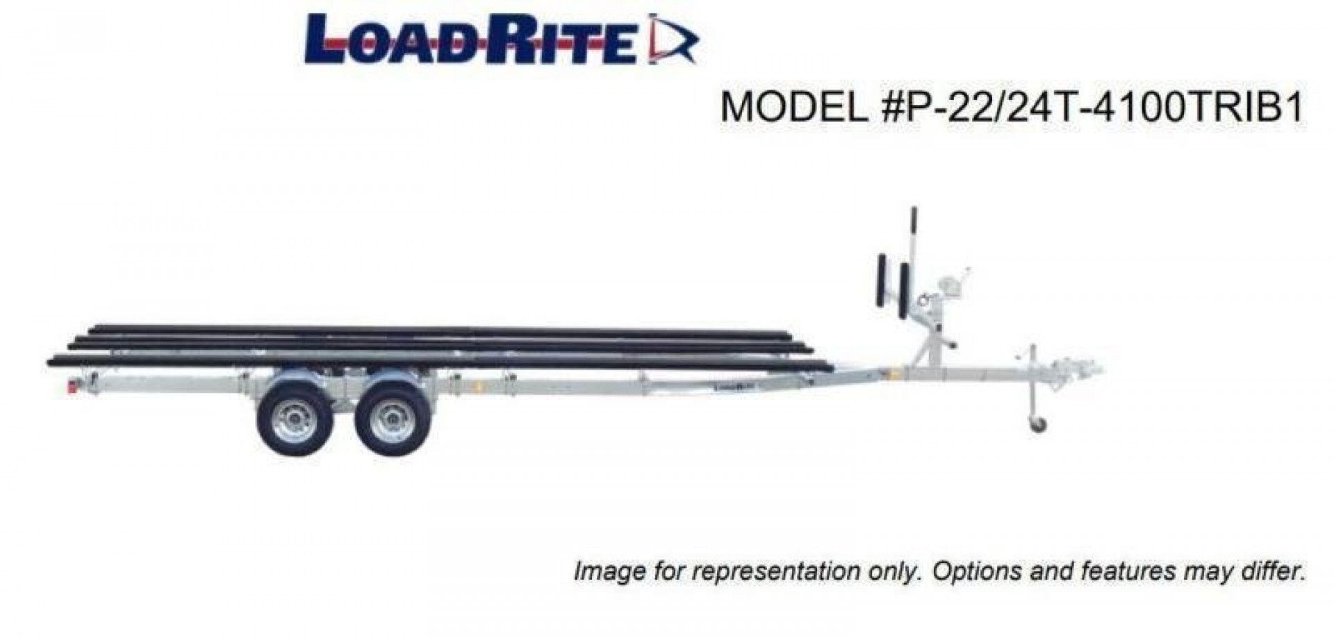 New 2024 Load Rite 24' - 26' Tritoon OR Pontoon Boat Trailer
