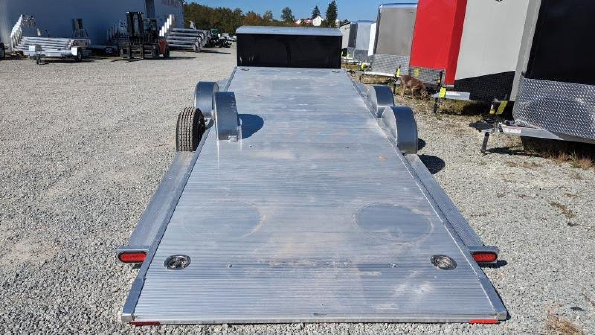 New 2025 Aluma 20'(20" Stationary + 20' Tilt)HD XL Executive Tilt Car Hauler