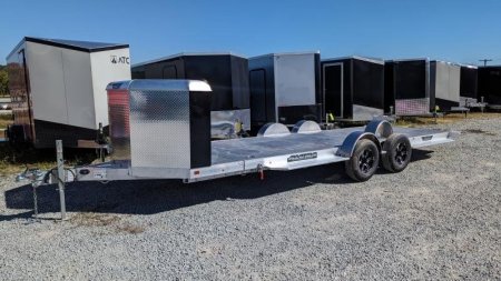 New 2025 Aluma 20'(20" Stationary + 20' Tilt)HD XL Executive Tilt Car Hauler