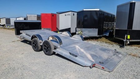 New 2025 Aluma 20'(20" Stationary + 20' Tilt)HD XL Executive Tilt Car Hauler