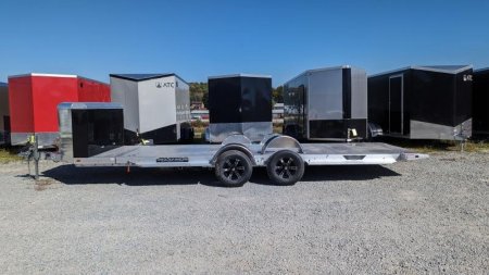 New 2025 Aluma 20'(20" Stationary + 20' Tilt)HD XL Executive Tilt Car Hauler