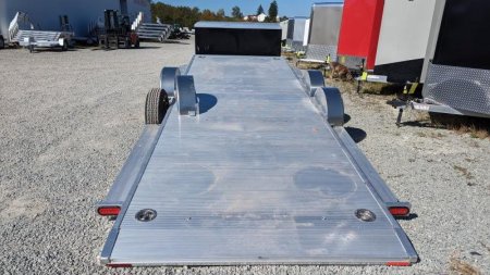 New 2025 Aluma 20'(20" Stationary + 20' Tilt)HD XL Executive Tilt Car Hauler