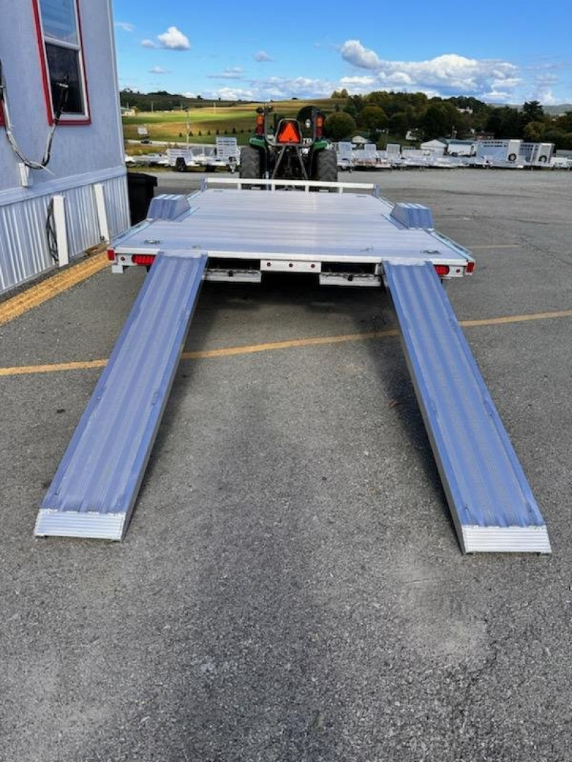 New 2024 Aluma 8x15 HD Drive-Over Fender Utility Trailer w/ Brakes & Underbody Ramps (LEFTOVER PRICE DROP!!!)