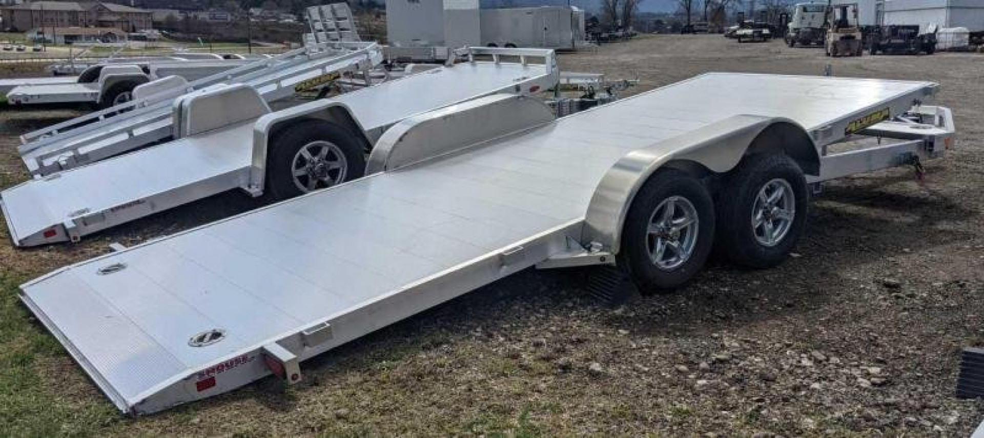 New 2024 Aluma 18' HD (20" Stationary + 18' Tilt) Tilt Trailer - 9990# GVW (LEFTOVER PRICE DROP!!)