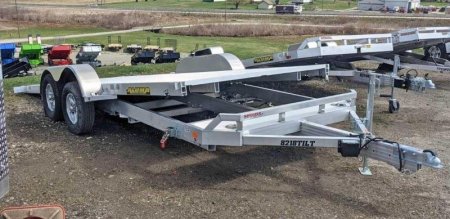 New 2024 Aluma 18' HD (20" Stationary + 18' Tilt) Tilt Trailer - 9990# GVW (LEFTOVER PRICE DROP!!)