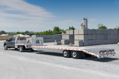 New 2025 EBY 20+5 HD GOOSENECK ALUMINUM DECKOVER Trailer w/ 50/50 Ramps