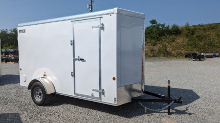 New 2024 Car Mate 6x12 V-Sport Cargo Trailer w/ Ramp Door (PRICE DROP!!!)