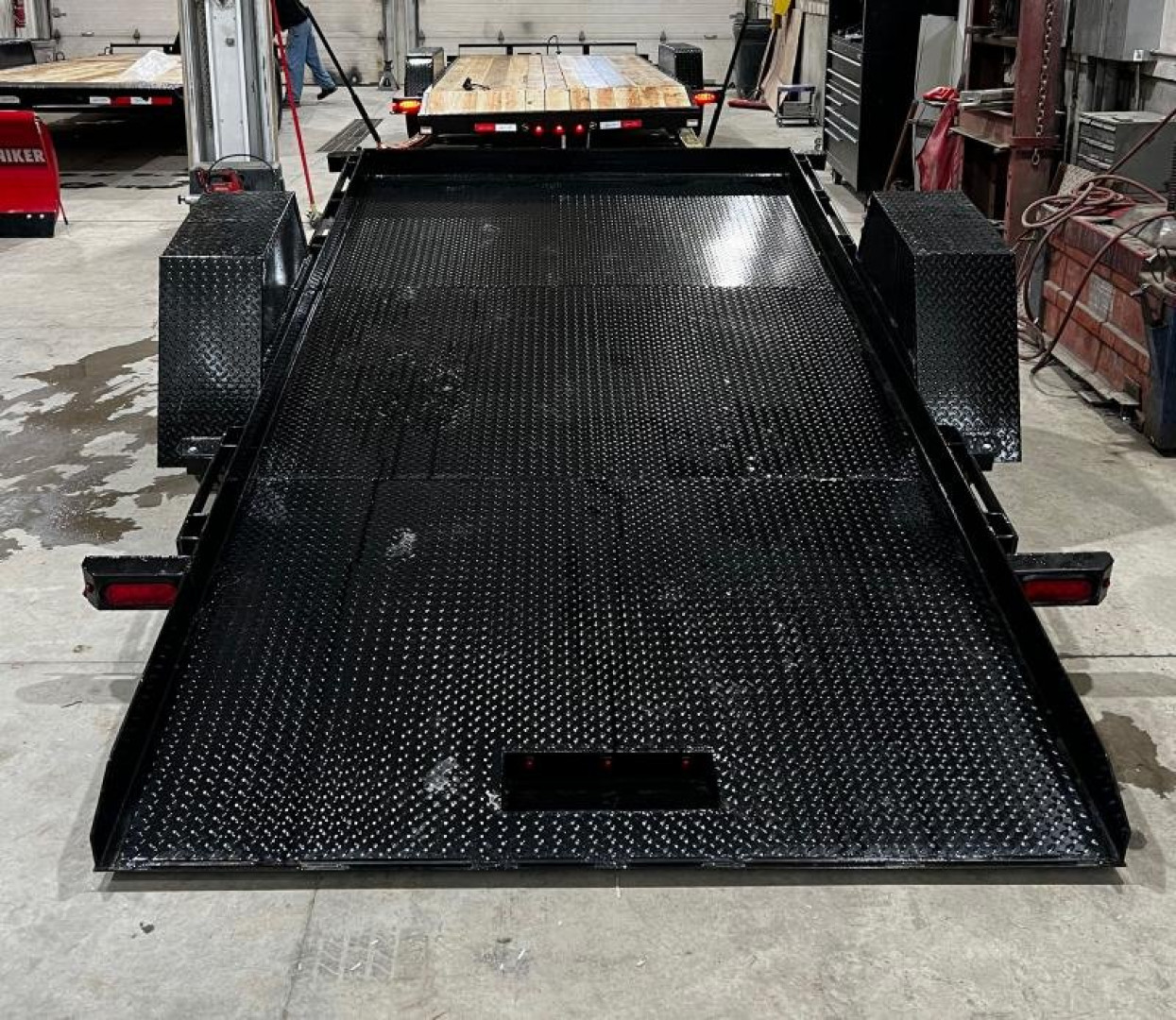 New NEW 2023 Quality 6x12 PRO Diamond Deck Single Axle Tilt Trailer