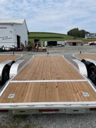 New 2024 Legend 18' HD Aluminum Open Car Hauler w/ Underbody Ramps (PRICE DROP!!!)
