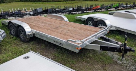 New 2024 Legend 18' HD Aluminum Open Car Hauler w/ Underbody Ramps (PRICE DROP!!!)
