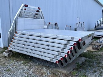 New 2024 ALUMA 9' Heavy Duty Aluminum Dual Wheel Truck Bed