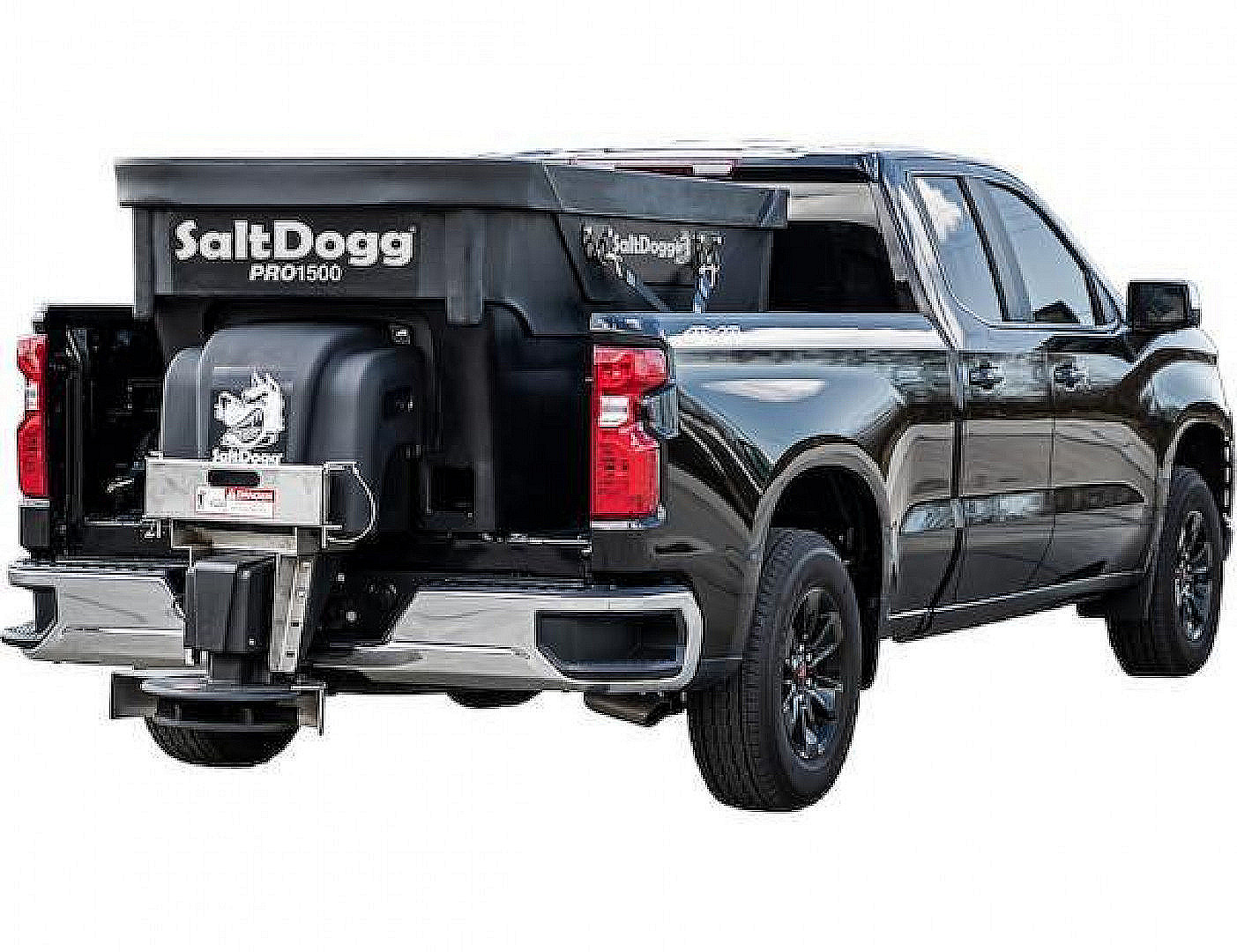 New SALTDOGG (PRO1500) 1.5 cu yd ELECTRIC POLY HOPPER SPREADER