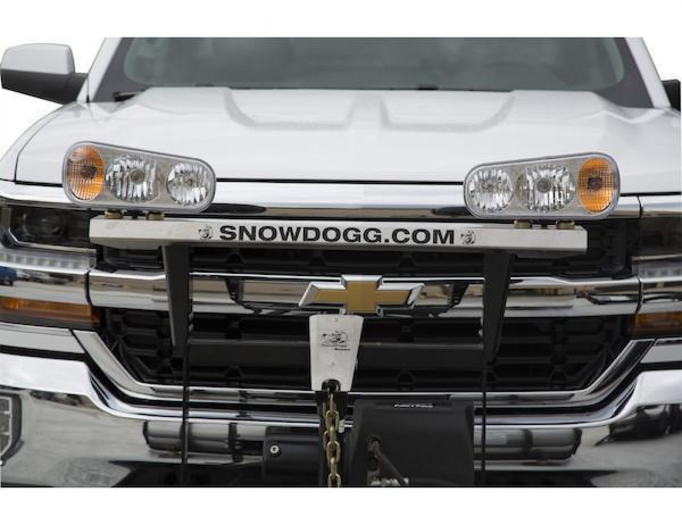 New NEW SNOWDOGG MD75II 7.5' Gen 2 Medium Duty Stainless Steel Snow Plow w/ LED LIGHTS