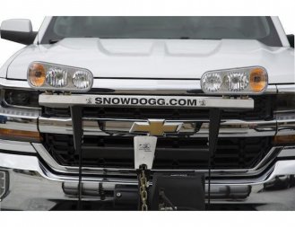 New NEW SNOWDOGG MD75II 7.5' Gen 2 Medium Duty Stainless Steel Snow Plow w/ LED LIGHTS
