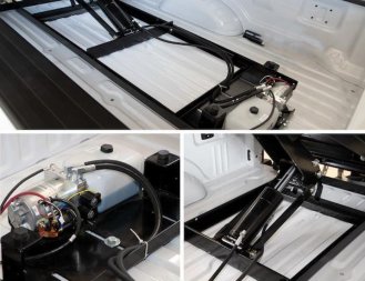 New DUMPERDOGG 8' Steel Dump Insert w/ Cab Protector