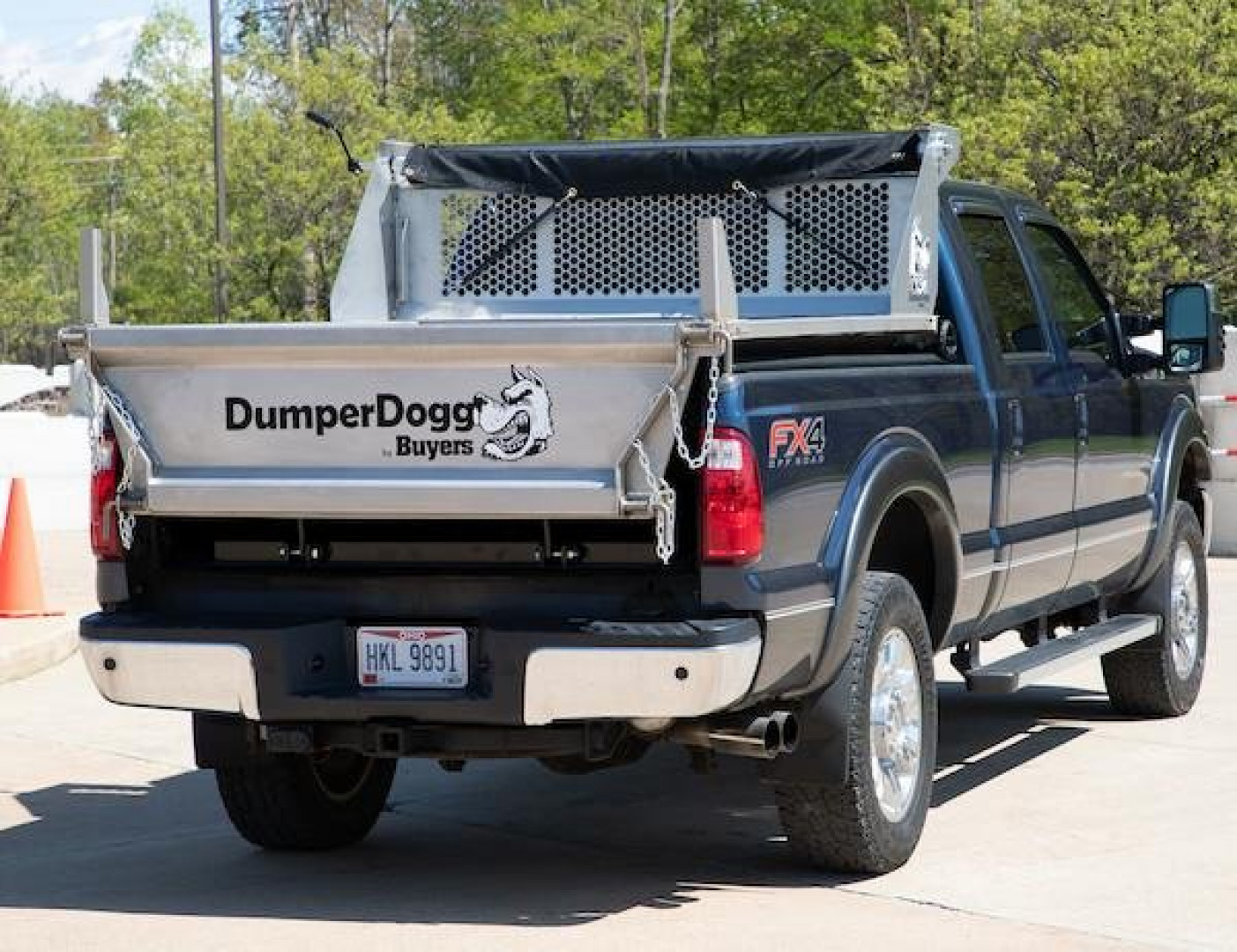 New DUMPERDOGG 8' Stainless Steel Dump Insert w/ Cab Protector