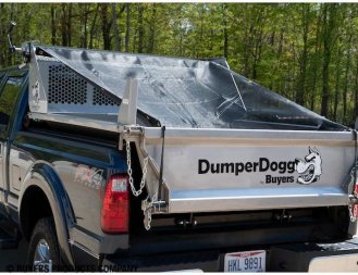 New DUMPERDOGG 8' Stainless Steel Dump Insert w/ Cab Protector