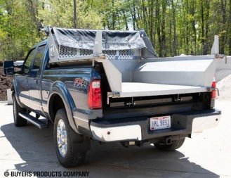New DUMPERDOGG 8' Stainless Steel Dump Insert w/ Cab Protector