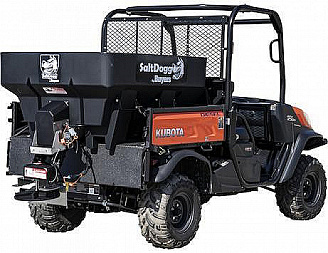 New SALTDOGG (SHPE0750) .75 Cu Yd POLY ELECTRIC SALT SPREADER