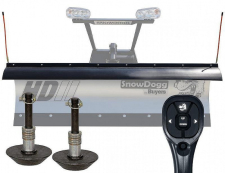 New SNOWDOGG (HD75II) 7.5' HD Gen 2 Stainless Steel Plow