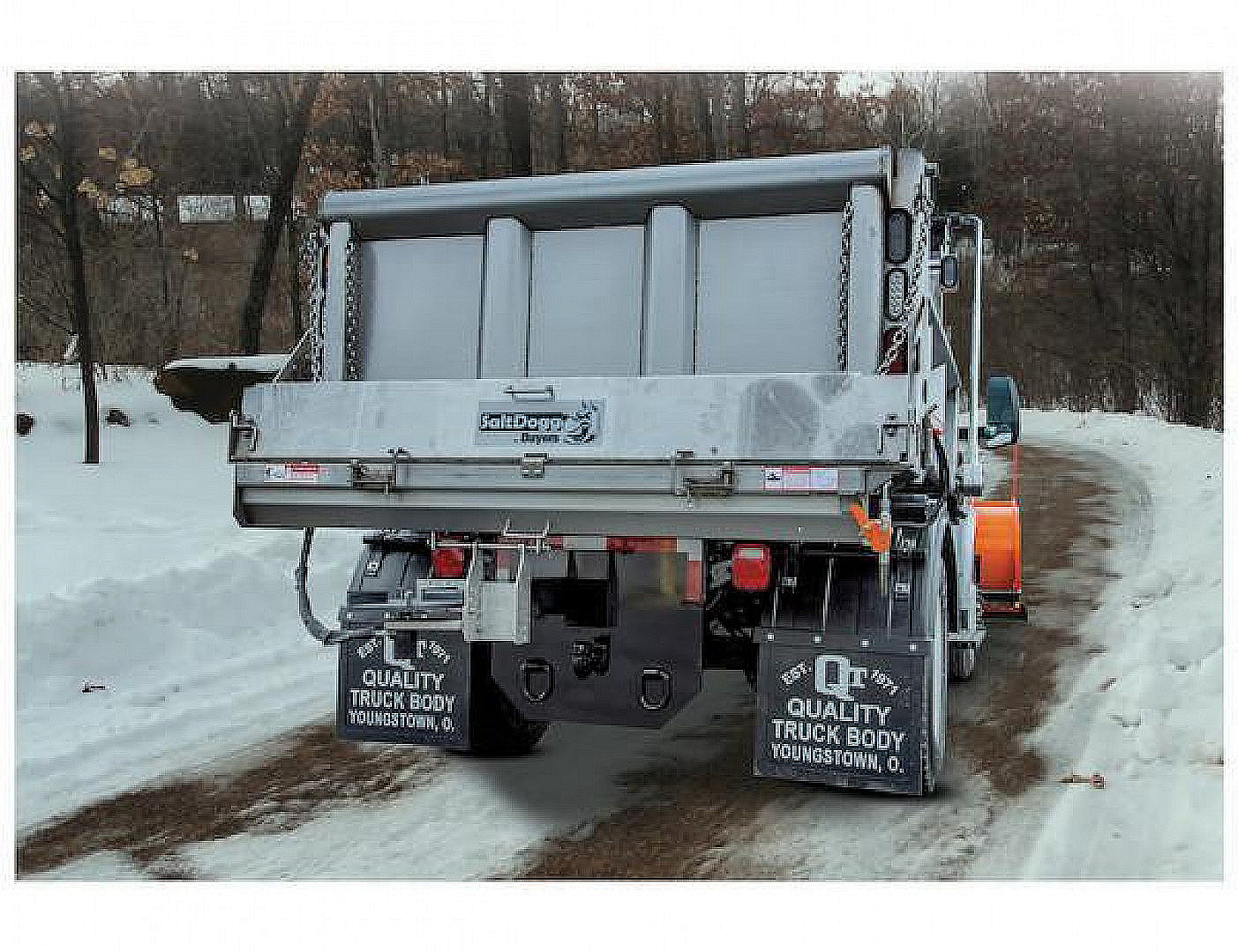 New SaltDogg (92440SSA) 96" Under Tailgate Electric Stainless Steel Spreader w/ Standard Discharge