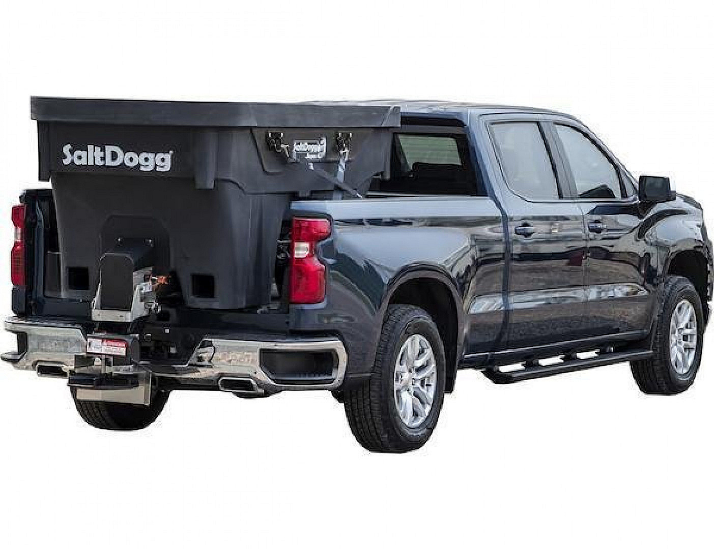 New SALTDOGG (SHPE1500)1.5 cu yd ELECTRIC POLY HOPPER SPREADER (1 LEFT IN STOCK!)