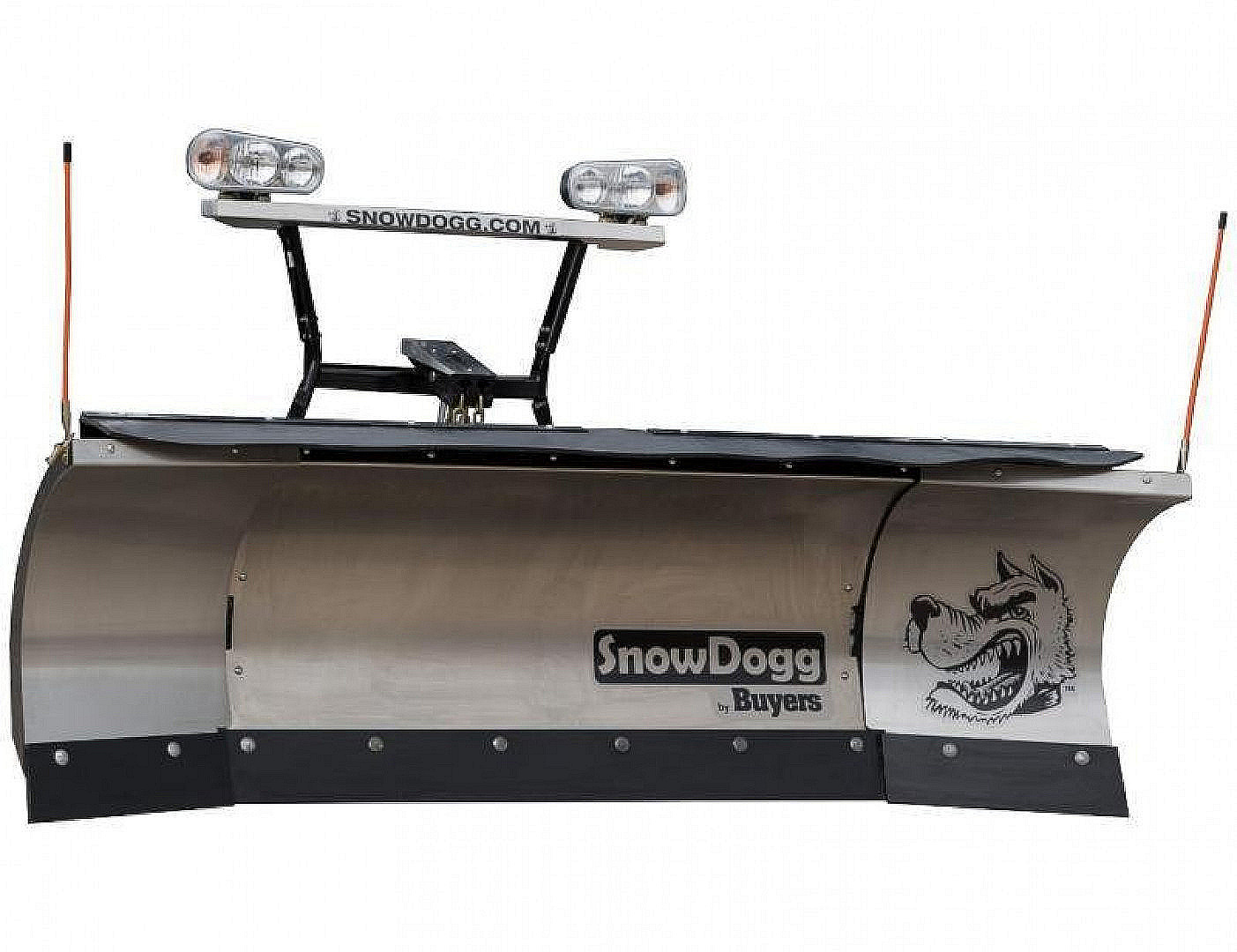 New SNOWDOGG (XP810II) 8'-10' Expandable Stainless Steel Plow