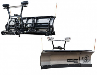 New SNOWDOGG (XP810II) 8'-10' Expandable Stainless Steel Plow