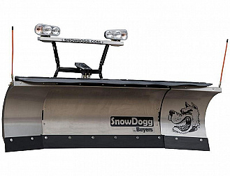 New SNOWDOGG (XP810II) 8'-10' Expandable Stainless Steel Plow