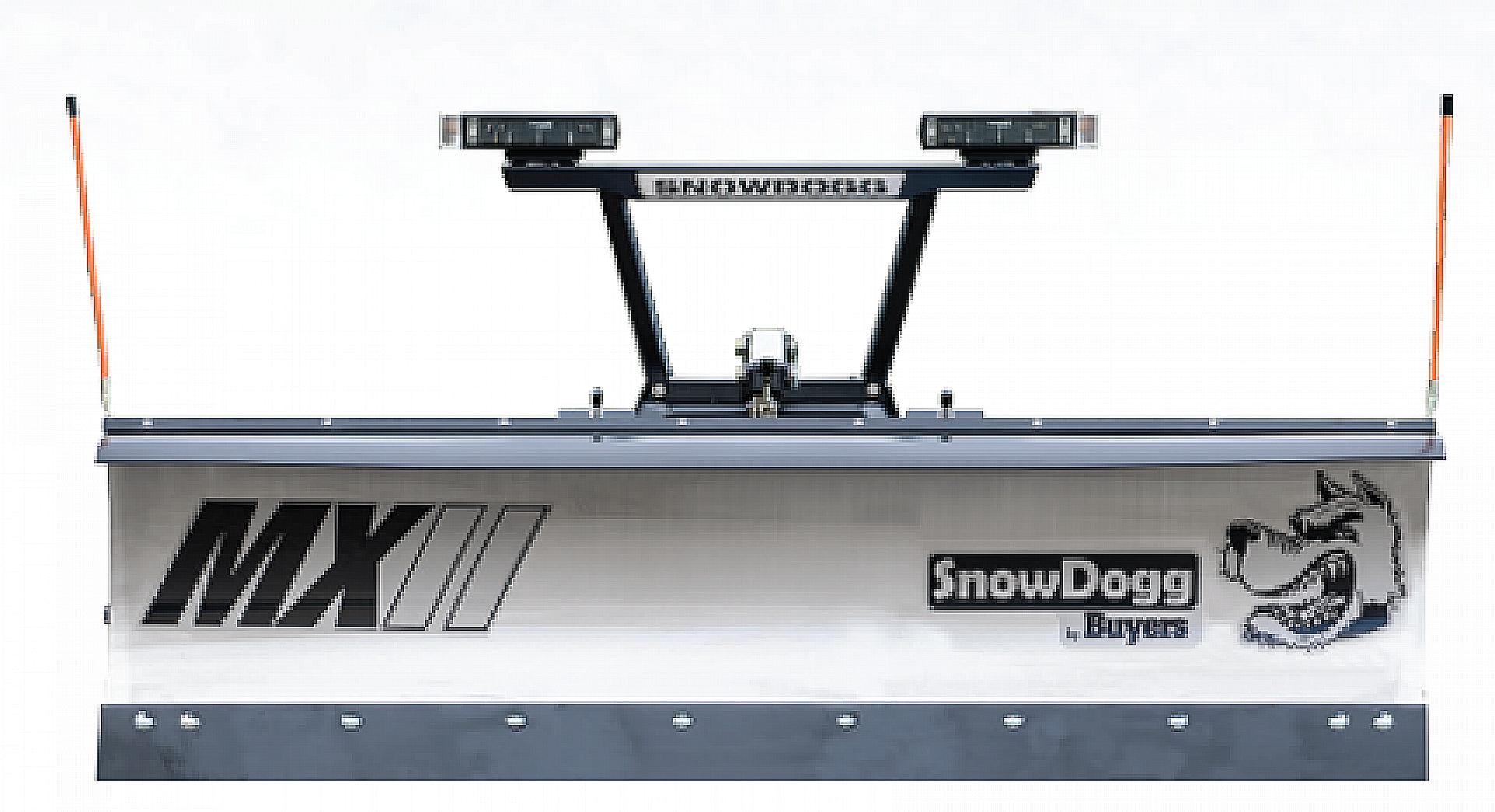 New SNOWDOGG (MX80II) 8' MD Gen 2 Stainless Steel Snow Plow (1 LEFT IN STOCK!!!)