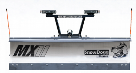 New SNOWDOGG (MX80II) 8' MD Gen 2 Stainless Steel Snow Plow (1 LEFT IN STOCK!!!)