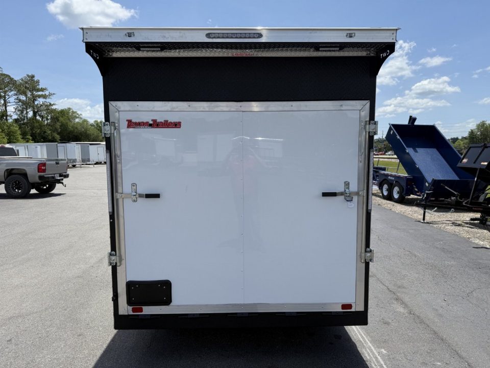 New TX7X16TA3 TEXAS TRAILERS 7' X 16' CARGO / ENCLOSED TRAILER W/REAR RAMP DOOR & SIDE DOOR, PRO LANDSCAPE PACKAGE