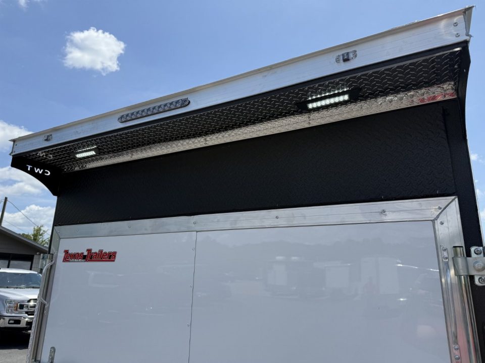 New TX7X16TA3 TEXAS TRAILERS 7' X 16' CARGO / ENCLOSED TRAILER W/REAR RAMP DOOR & SIDE DOOR, PRO LANDSCAPE PACKAGE