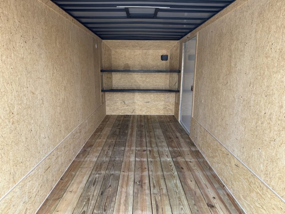 New TX7X16TA3 TEXAS TRAILERS 7' X 16' CARGO / ENCLOSED TRAILER W/REAR RAMP DOOR & SIDE DOOR, PRO LANDSCAPE PACKAGE