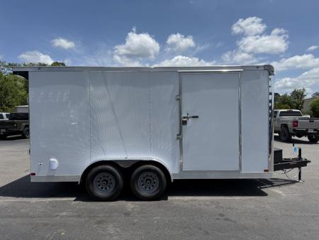 New TX7X16TA3 TEXAS TRAILERS 7' X 16' CARGO / ENCLOSED TRAILER W/REAR RAMP DOOR & SIDE DOOR, PRO LANDSCAPE PACKAGE