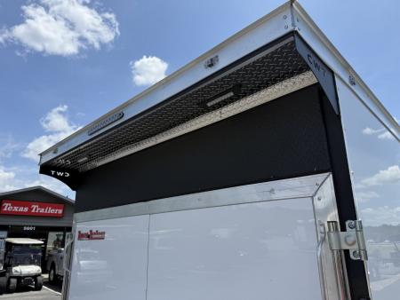 New TX7X16TA3 TEXAS TRAILERS 7' X 16' CARGO / ENCLOSED TRAILER W/REAR RAMP DOOR & SIDE DOOR, PRO LANDSCAPE PACKAGE