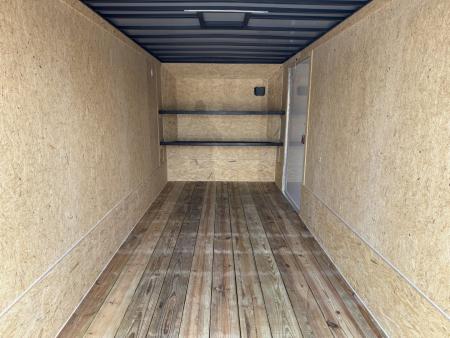New TX7X16TA3 TEXAS TRAILERS 7' X 16' CARGO / ENCLOSED TRAILER W/REAR RAMP DOOR & SIDE DOOR, PRO LANDSCAPE PACKAGE