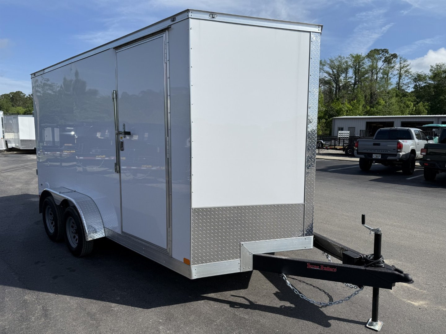 New TX7X16TA2 TEXAS TRAILERS 7' X 16' CARGO / ENCLOSED TRAILER W/REAR RAMP DOOR & SIDE DOOR