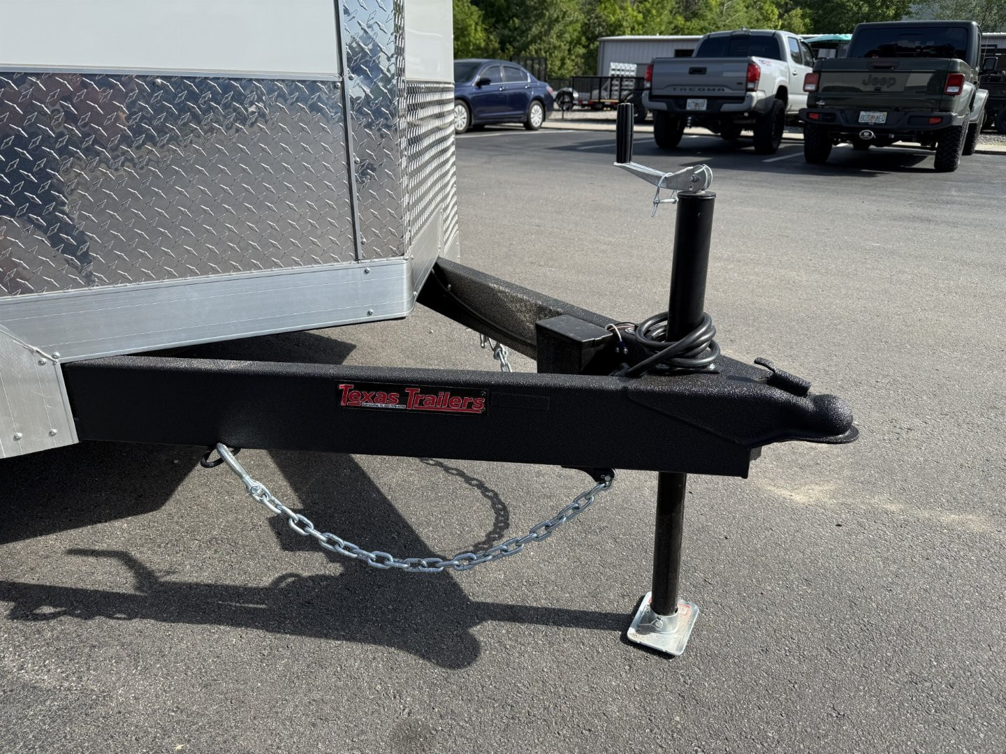 New TX7X16TA2 TEXAS TRAILERS 7' X 16' CARGO / ENCLOSED TRAILER W/REAR RAMP DOOR & SIDE DOOR