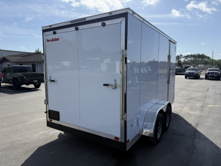 New TX7X16TA2 TEXAS TRAILERS 7' X 16' CARGO / ENCLOSED TRAILER W/REAR RAMP DOOR & SIDE DOOR