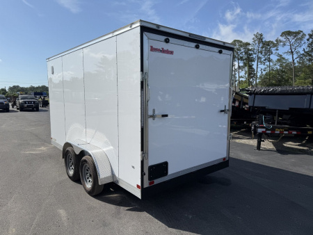 New TX7X16TA2 TEXAS TRAILERS 7' X 16' CARGO / ENCLOSED TRAILER W/REAR RAMP DOOR & SIDE DOOR