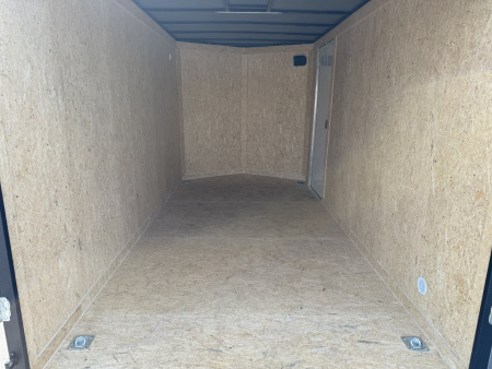 New TX7X16TA2 TEXAS TRAILERS 7' X 16' CARGO / ENCLOSED TRAILER W/REAR RAMP DOOR & SIDE DOOR