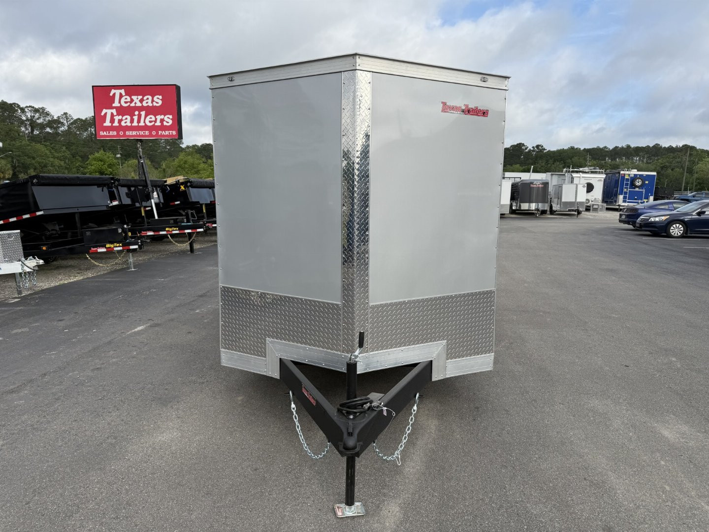 New TX7X14TA2 TEXAS TRAILERS 7' X 14' CARGO / ENCLOSED TRAILER W/REAR RAMP DOOR & SIDE DOOR