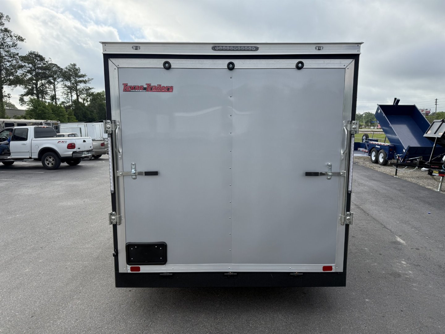 New TX7X14TA2 TEXAS TRAILERS 7' X 14' CARGO / ENCLOSED TRAILER W/REAR RAMP DOOR & SIDE DOOR